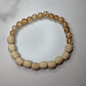Handcrafted wooden bracelet